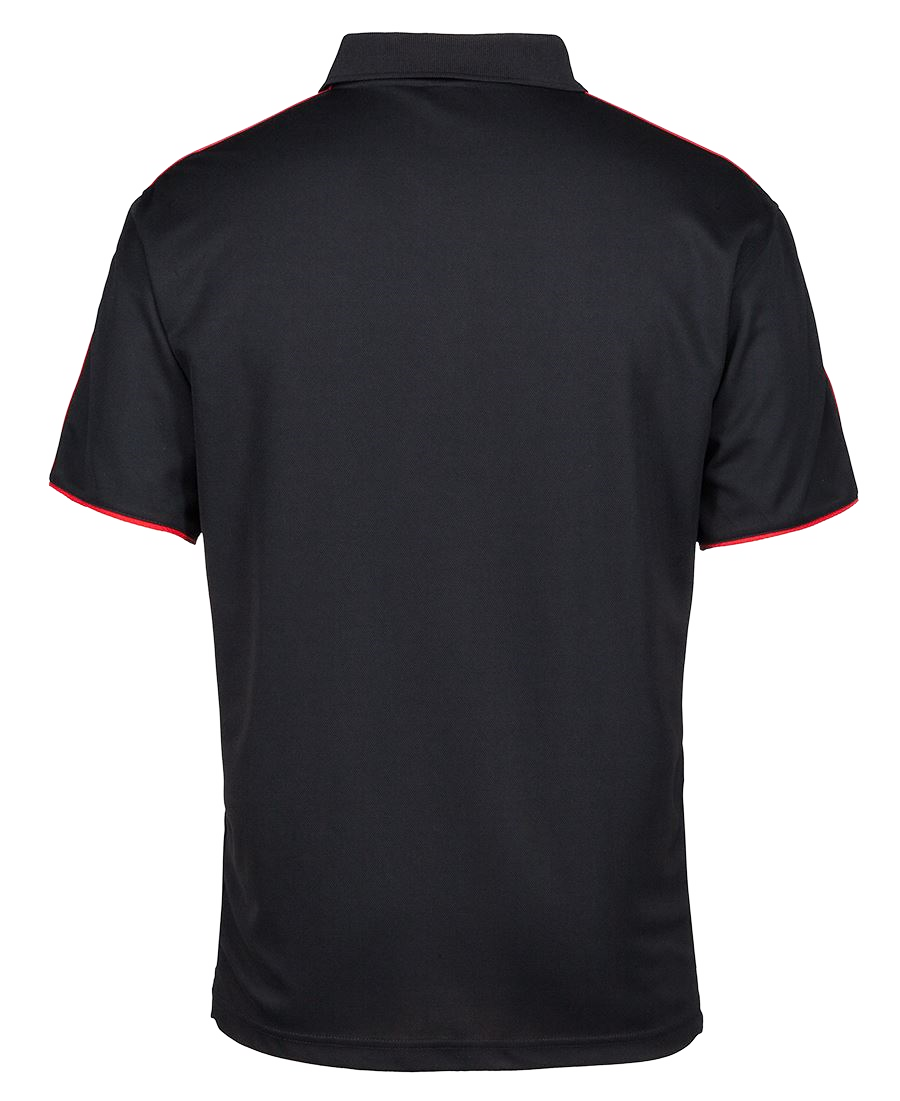 Polo Tops: Mens Black Polo Top